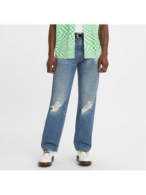 NWT Levi's 50s Straight Denim Jeans Medium Rinse Blue Size 36
